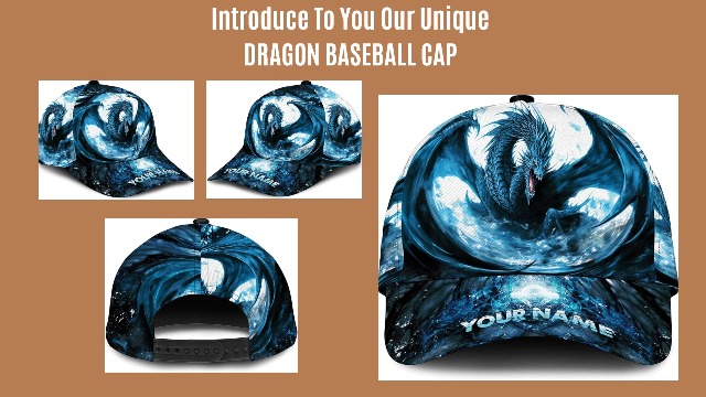 Custom Water Dragon Lava Hat - Custom Dragon Hat Unisex Dragon